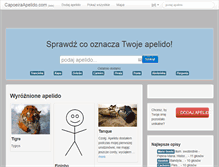 Tablet Screenshot of capoeiraapelido.com